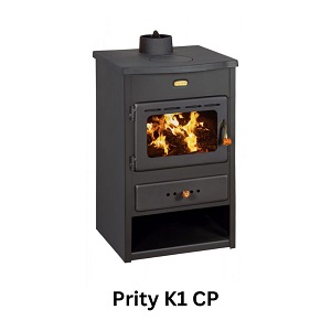 Chimenea de leña de hierro fundido Prity K1 CP