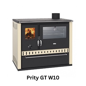 Cocina de leña con intercambiador de agua Prity GT W10