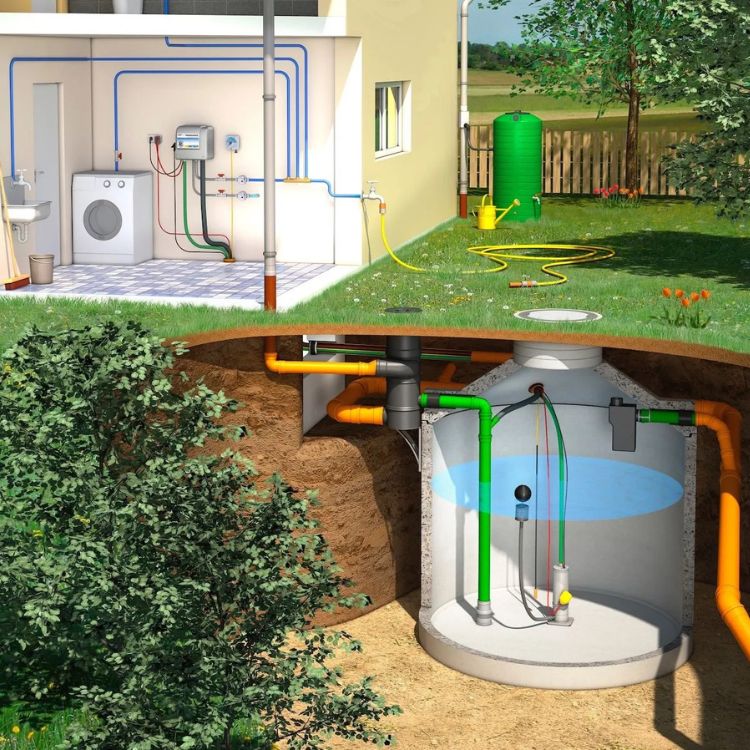 Tanques de agua de lluvia